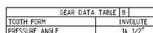 Load image into Gallery viewer, Plan Review of Gear Data Table & AGMA/DIN Scores