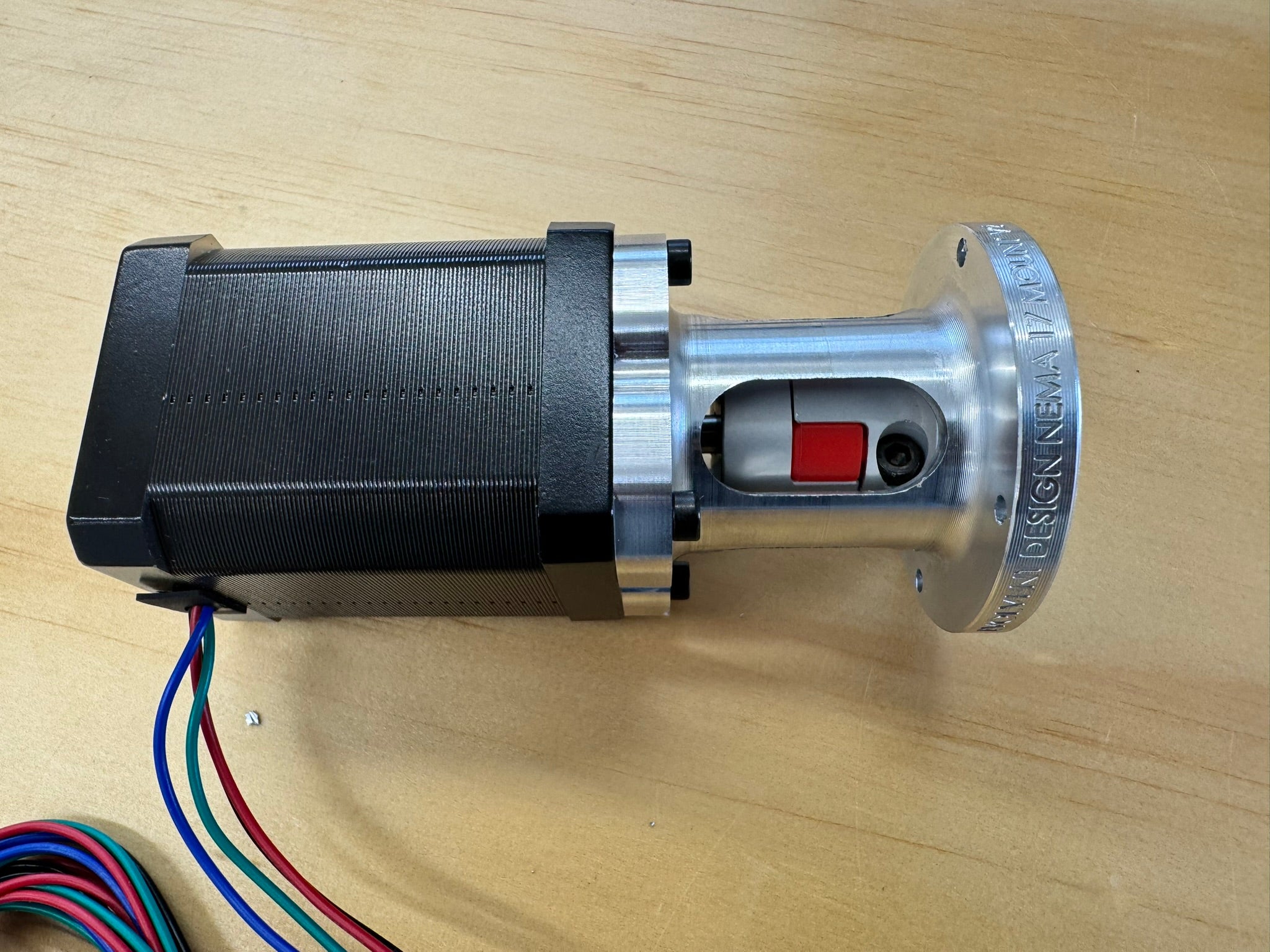 NEMA17 Stepper & Servo Motor Mount  Billet Aluminum CNC Bracket  Evolvent  Design