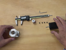 Load and play video in Gallery viewer, NEMA17 Motor Mount - 42mm Motor Mount  (Stepper, Servo, Brushless) Billet 6061
