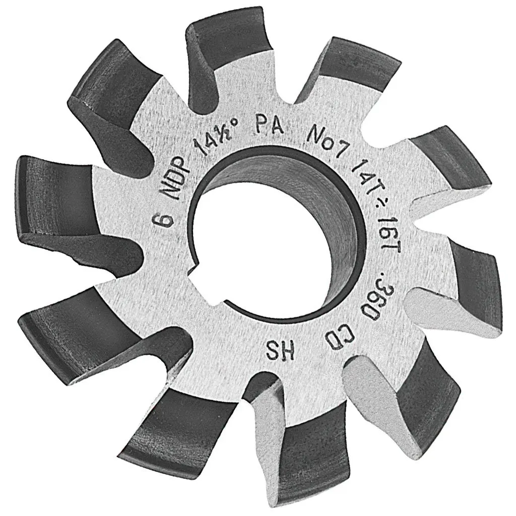 Involute gear cutter